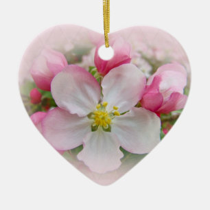 Apple Blossom Time Ceramic Tree Decoration