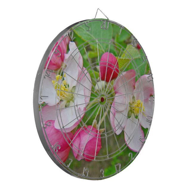 Apple Blossom Time Dartboard (Front Left)