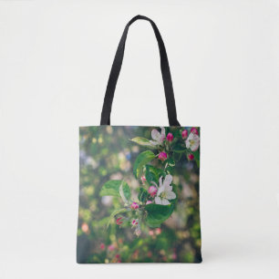 Apple blossom tote bag