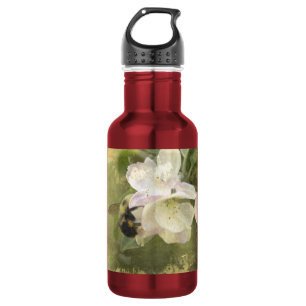 Apple Blossoms and Bumblebee 532 Ml Water Bottle