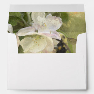 Apple Blossoms and Bumblebee Envelopes