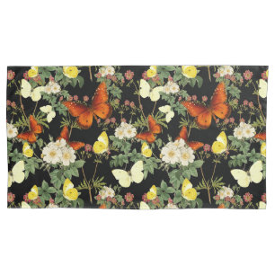 Apple Blossoms and Butterflies King Pillowcases