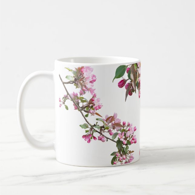 Apple blossoms coffee mug (Left)