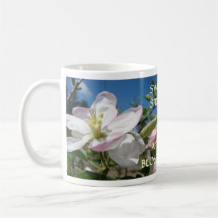 APPLE BLOSSOMS Coffee Mug Spring Flower Mugs