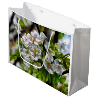 Apple Blossoms Large Gift Bag