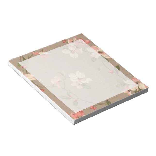Apple Blossoms Notepad (Angled)
