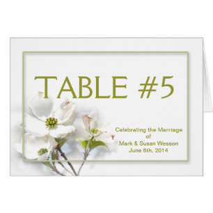 APPLE BLOSSOMS - TABLE CARDS - WEDDING CELEBRATION