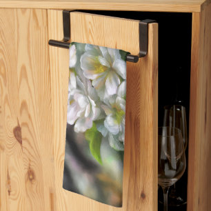 Apple Blossoms Tea Towel