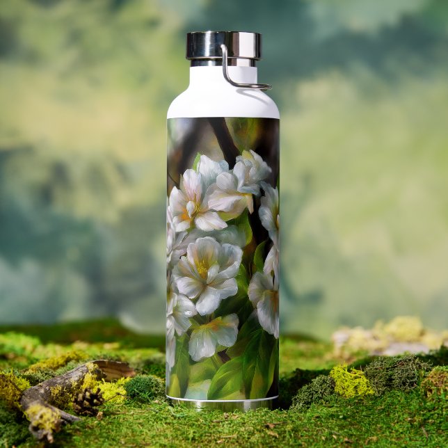 Apple Blossoms Water Bottle (Outdoor)