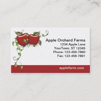 Apple Business Card Personalised