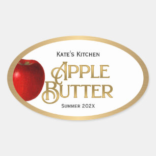 Apple Butter Jelly Label Vintage