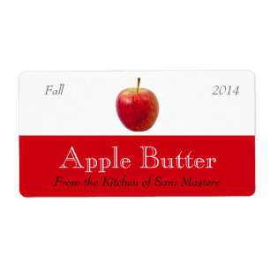 Apple Butter Sauce Canning Labels