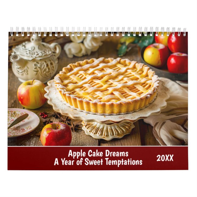 Apple Cake Dreams – A Year of Sweet Temptations Calendar (Cover)