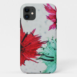 Apple cells micrograph seen through microscope iPhone 11 case