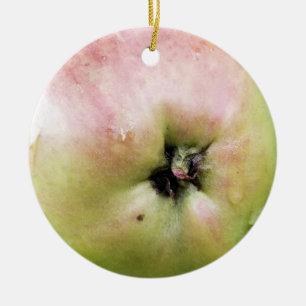 APPLE CERAMIC ORNAMENT