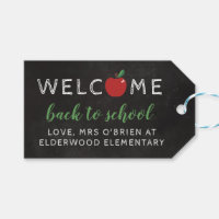 Apple Chalk Welcome Back to School