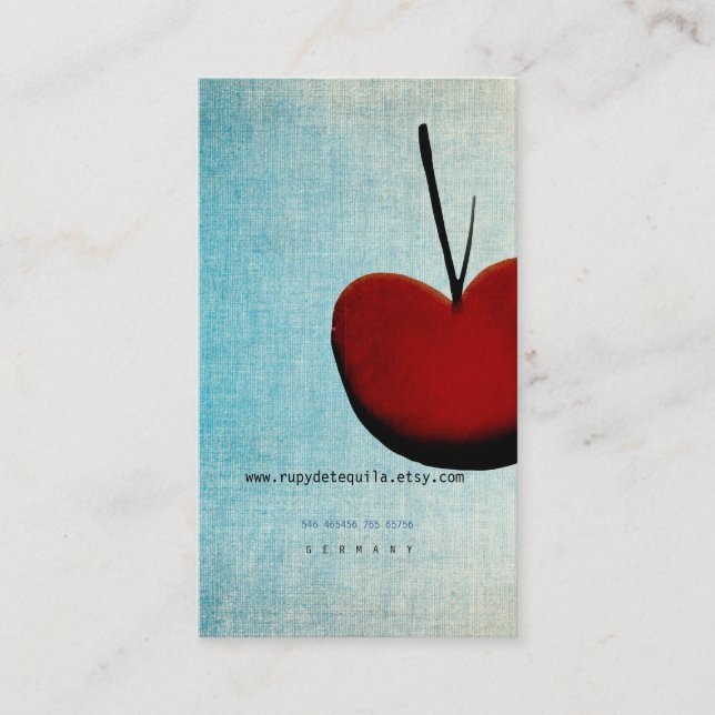 Apple Cherry Business Card (Front)