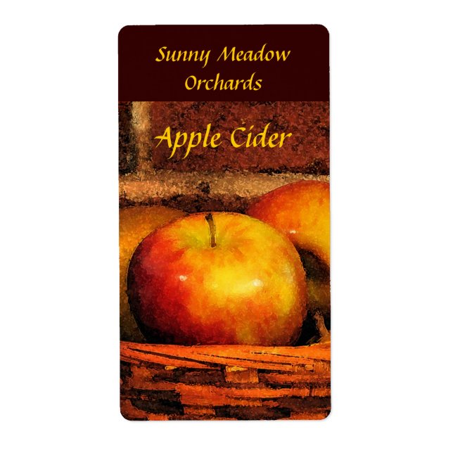 Apple Cider Labels (Front)