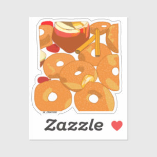 Apple Cider With Doughnuts 