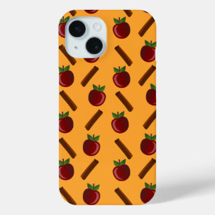 Apple Cinnamon Pattern iPhone 15 Case