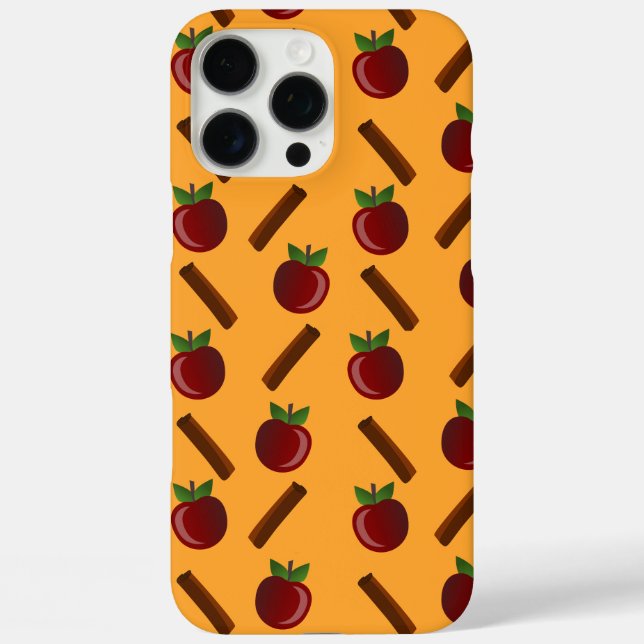 Apple Cinnamon Pattern Case-Mate iPhone Case (Back)