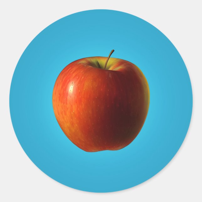 Apple Classic Round Sticker (Front)