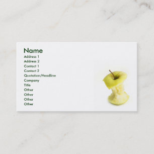 Apple core business card