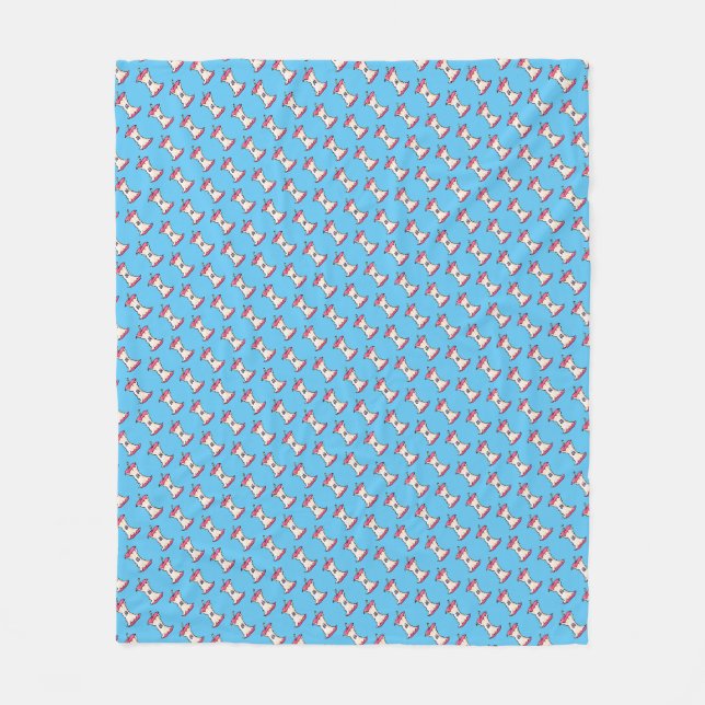 Apple core fleece blanket (Front)