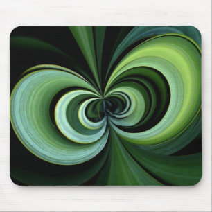 Apple core in green! mouse pad