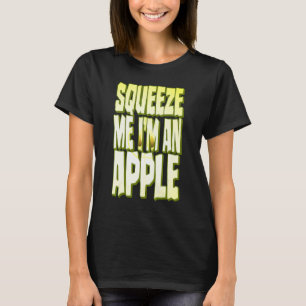 Apple Costume Halloween Fresh Fruit Slice Squeeze T-Shirt