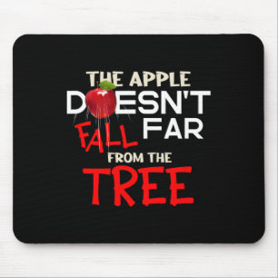 Apple Doesn't Fall Far From The Tree Apple Picking Mouse Pad