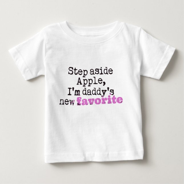 Apple Fan Dad Baby T-Shirt (Front)