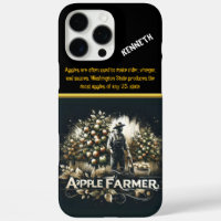 Apple Farmer Caring for Abundant Orchards