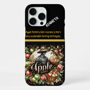 Apple Farmer Tending Orchards at Dawn iPhone 16 Pro Max Case