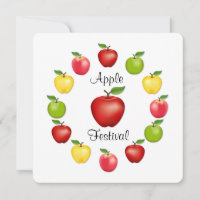 Apple Festival Invitation