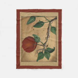 Apple Fleece Blanket