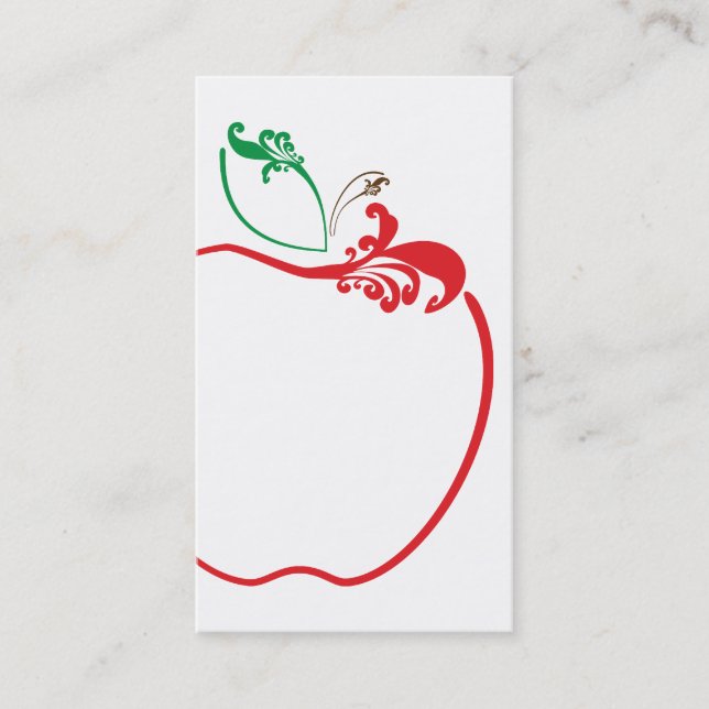 apple flourish business card (Front)