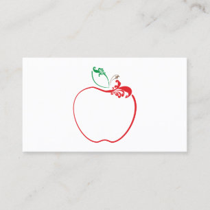 apple flourish punch card