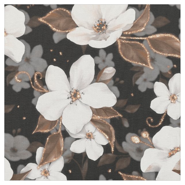 Apple flowers fabric (Close Up)