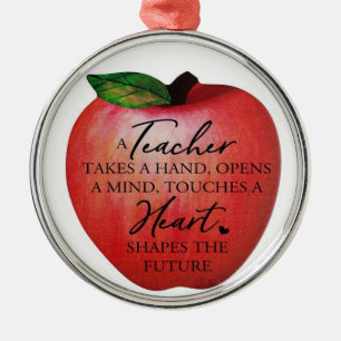 *APPLE FOR THE TEACHER AT  CHRISTMAS* ORNAMENT