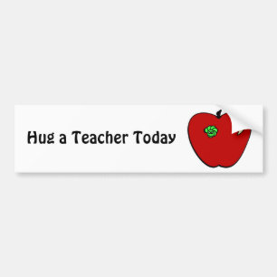 Apple for the Teacher Bumper Sticker