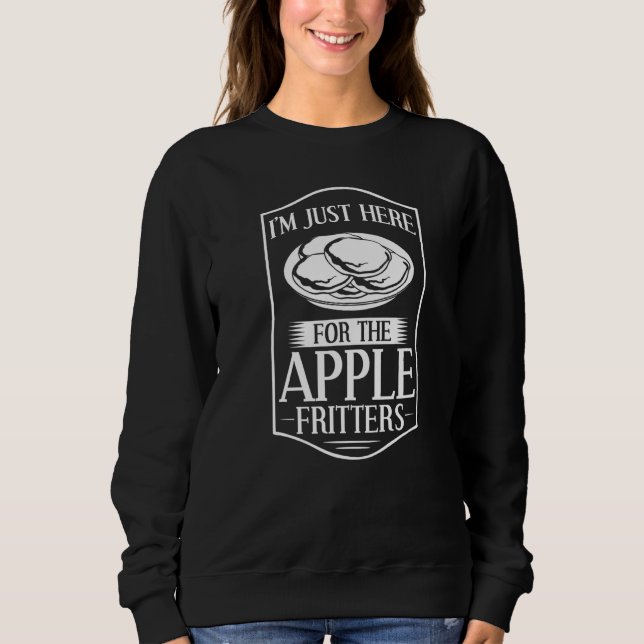 Apple Fritter Recipes Donuts Bread Gluten Free Veg Sweatshirt (Front)