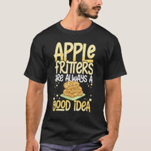 Apple Fritter Recipes Donuts Bread Gluten Free Veg T-Shirt
