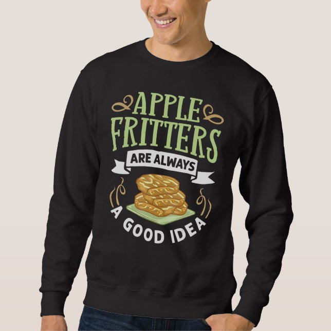Apple Fritter Recipes Doughnuts Bread Gluten Free  Sweatshirt (Front)