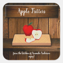 Apple Fritters 3" Sq Product Label
