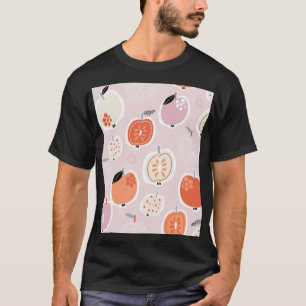 Apple fruit, abstract, summer pattern T-Shirt