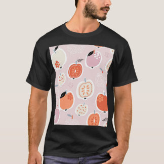 Apple fruit, abstract, summer pattern T-Shirt
