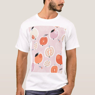 Apple fruit, abstract, summer pattern T-Shirt