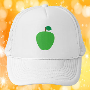 Apple Fruit Green Trucker Hat