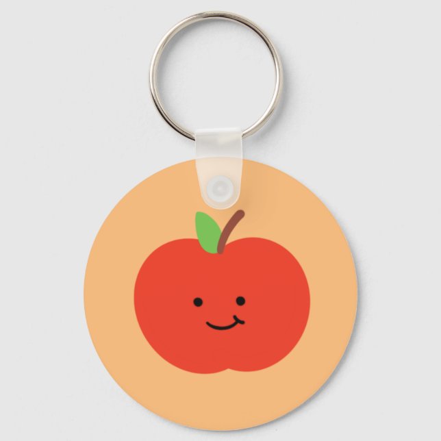 Apple Fruit Keychain (Front)